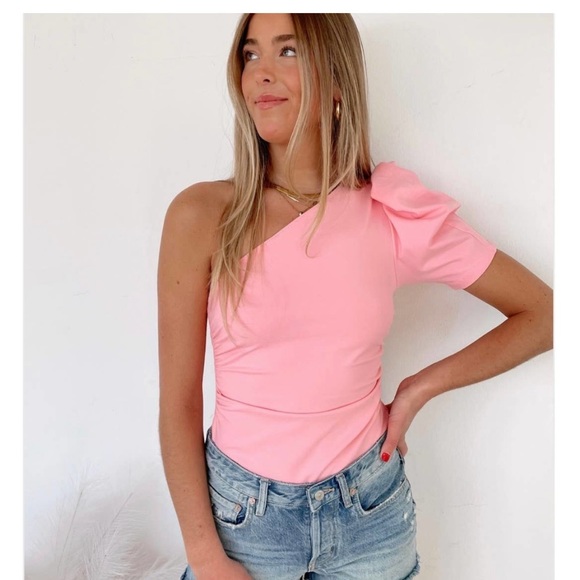 Free People Tops - NWT Free People Pink Body Suit